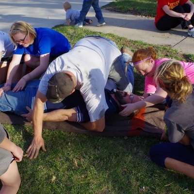 Improvising a stretcher