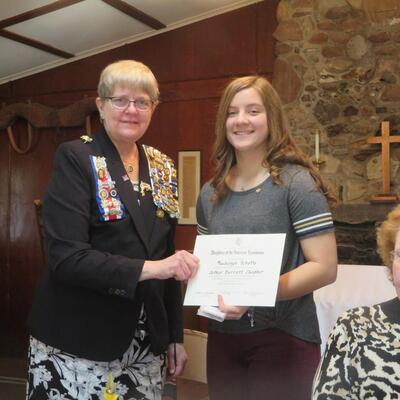DAR Good Citizen Essay Winner,
