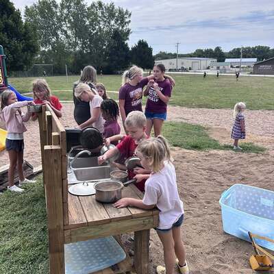 Every kids favorite part of the day - recess!