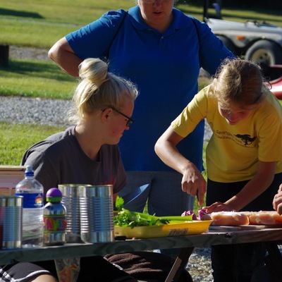 Campout cooking