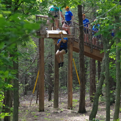 Ziplining