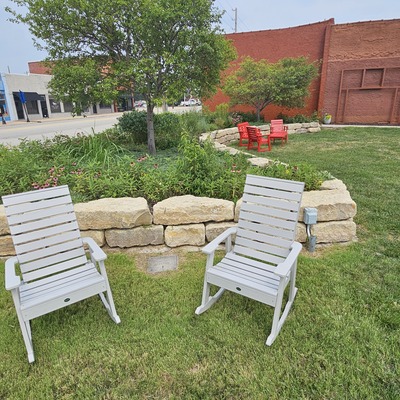 Downtown seating gives people a place to stop, visit and spend more time in Marysville. It also help