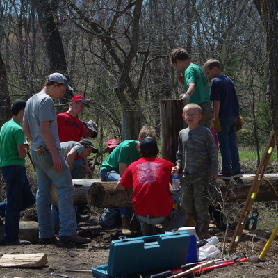 Building another bridge at Alcove Springs