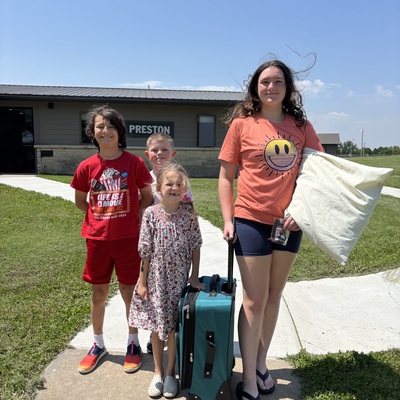Marshall County 4-H Youth at the 2025 4-H Camp at Rock Springs Ranch